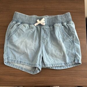 Light Blue Kids Denim Shorts